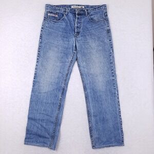 Diesel Vintage 90s Made in Italy Button Fly Jeans 33 Blue